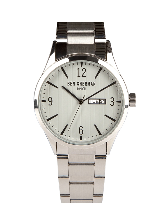 BEN SHERMAN WATCH WITH DAY-DATE DISPLAY  